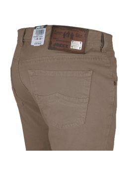 Joker Hose Freddy 3530/0366 Stretch-Gabardine tabak 