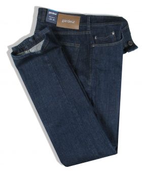 GARDEUR Herren Jeans Nevio dark blue raw Stretch-Denim