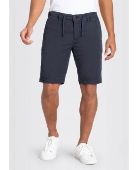 MAC Herren Jog'n Chino Shorts dark blue Soft Stretch