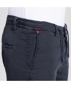 MAC Herren Jog'n Chino Shorts dark blue Soft Stretch