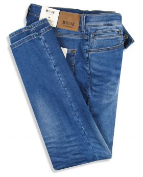Mustang Herren Jeans Oregon Tapered K Sweat Denim blue treated