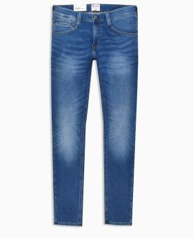 Mustang Herren Jeans Oregon Tapered K Sweat Denim blue treated