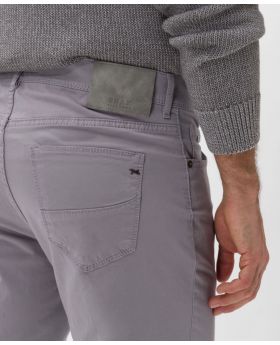 BRAX Herren 5-Pocket Hose CADIZ  Baumwoll-Stretch Light grey