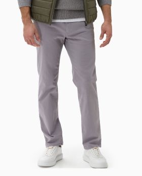 BRAX Herren 5-Pocket Hose CADIZ  Baumwoll-Stretch Light grey