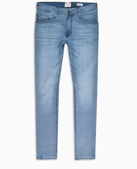 Mustang Herren Jeans Oregon Tapered K Sweat Denim light blue used