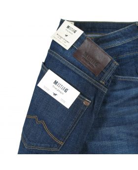 Mustang Herren Jeans Michigan Straight dark blue treated
