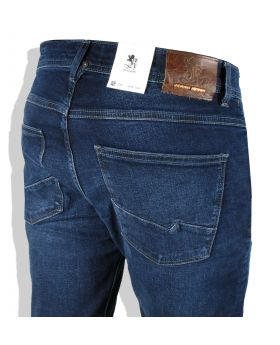 OTTO KERN Herren Jeans Ray dark blue authentic wash Stretch Denim