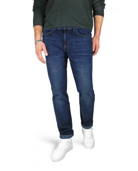 OTTO KERN Herren Jeans Ray dark blue authentic wash Stretch Denim