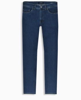 GARDEUR Herren Jeans Nevio dark blue stone washed Stretch-Denim