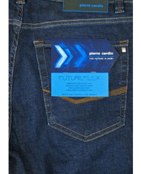 Pierre Cardin Herren Jeans Lyon 8006/6814 Future Flex dark blue rinse wash 