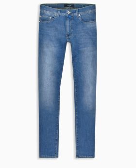 Pierre Cardin Herren Jeans Lyon Future Flex vintage summer blue 