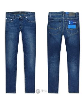 Pierre Cardin Herren Jeans Lyon 8820/02 Future Flex mid blue treated 