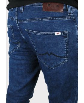 Mustang Herren Jeans Oregon Tapered K Sweat Denim navy stonewash 