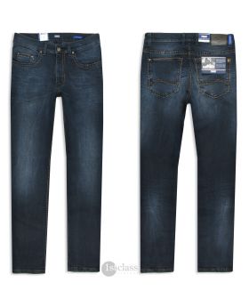 PIONEER Herren Jeans Rando Handcrafted black blue treated