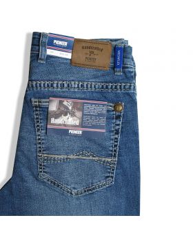 PIONEER Herren Jeans Rando Handcrafted vintage blue treated