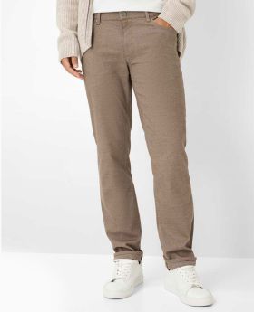 BRAX Herren 5-Pocket Hose CADIZ Wool-Look camel