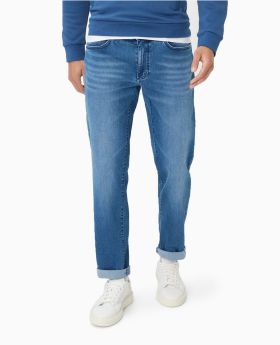 BRAX Herren Jeans CADIZ Stretch Heritage Denim mid blue used