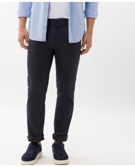 BRAX Herren 5-Pocket Hose CADIZ Wool-Look dark blue