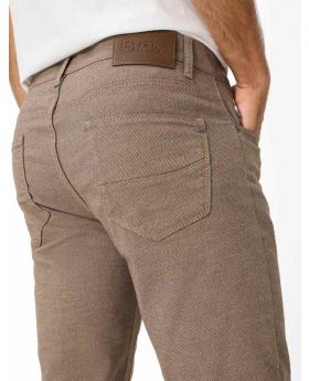 BRAX Herren 5-Pocket Hose CADIZ Wool-Look camel