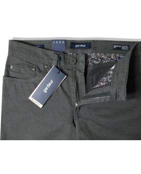 GARDEUR Herren Jeans Nevio anthrazit Cashmere Touch Gabardine Baumwolle