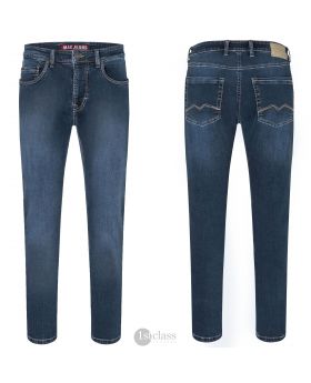 MAC Herren Jeans Arne Pipe Flex Denim peached dark blue